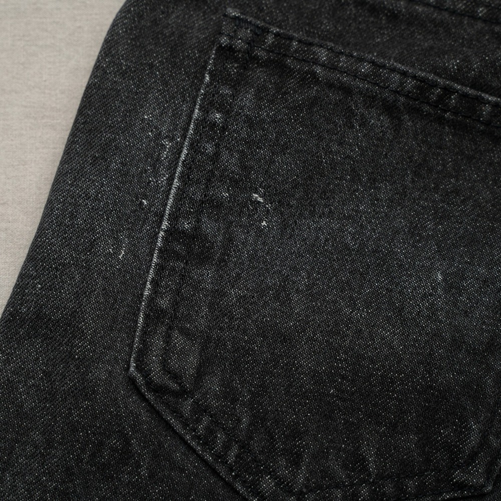 Vintage 80s 90s Dakota By 5 Brothers Black‎ Cotton Denim Jeans 40 x 31 USA Made - Picture 6 of 11